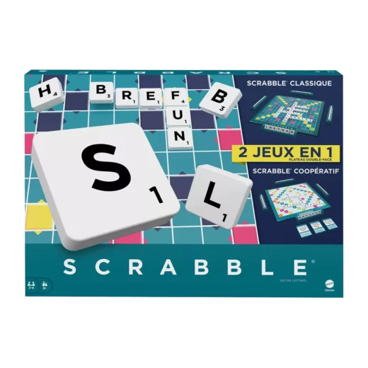 Scrabble Classique - 2 en  1