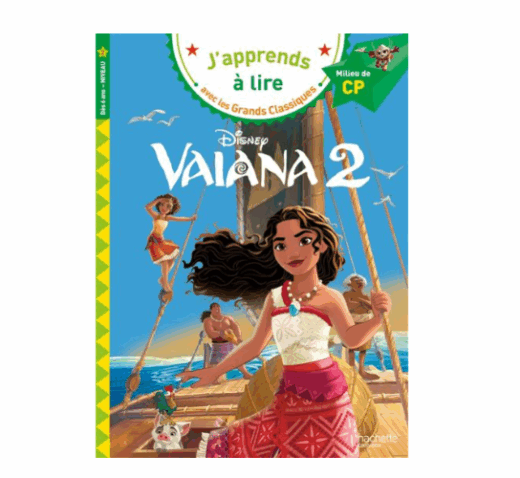 J'apprends à lire aves les grands classiques - Vaiana 2