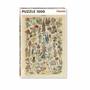 Puzzle 1000 Pces - Fleurs, Larousse pour tous, 1907-1910