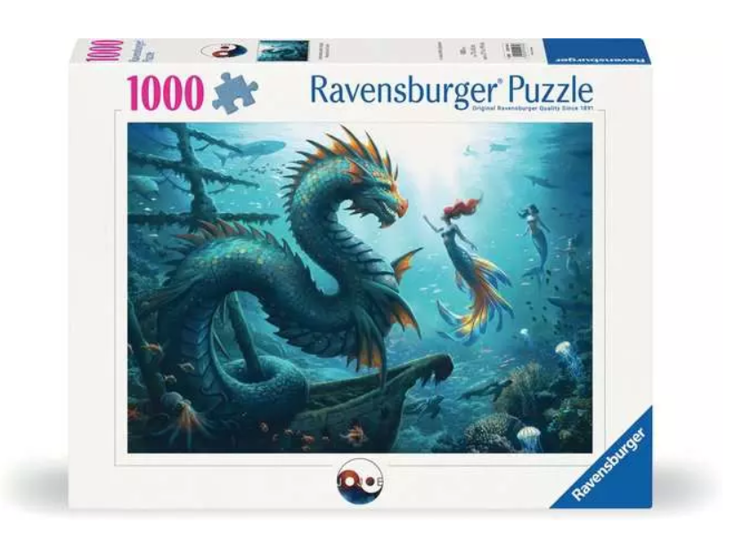 Puzzle 1000 Pcs - Dragons Sirène Tortue
