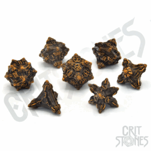 Critstones - Tinkers Trove Metal RPG Dice Set